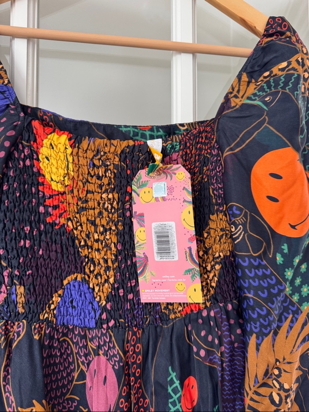 FARM Rio pop jungle smiley midi dress - Picture 2 of 3